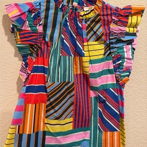 Entro Multicolor Striped Dress